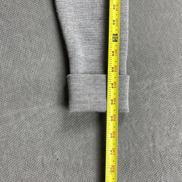 Arpenteur‎ Sweater Mens Small Gray Mock Neck Pullover 100% Wool Made in France - Picture 12 of 12